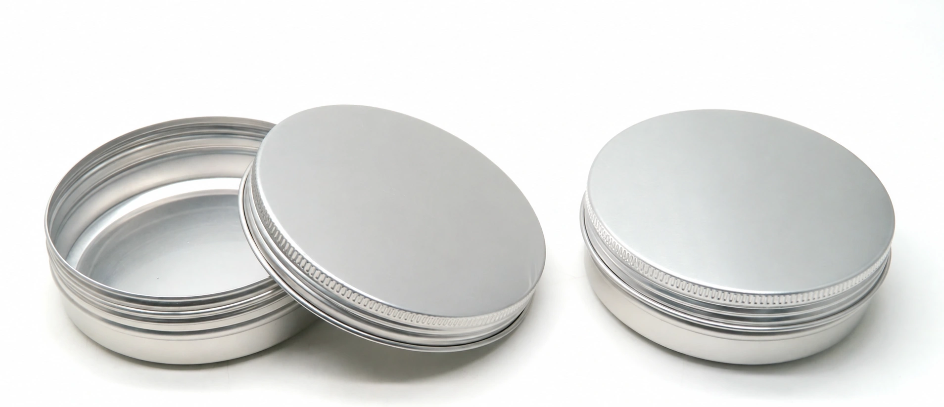 Aluminium Storage Tin 100 ml with Screw Lid