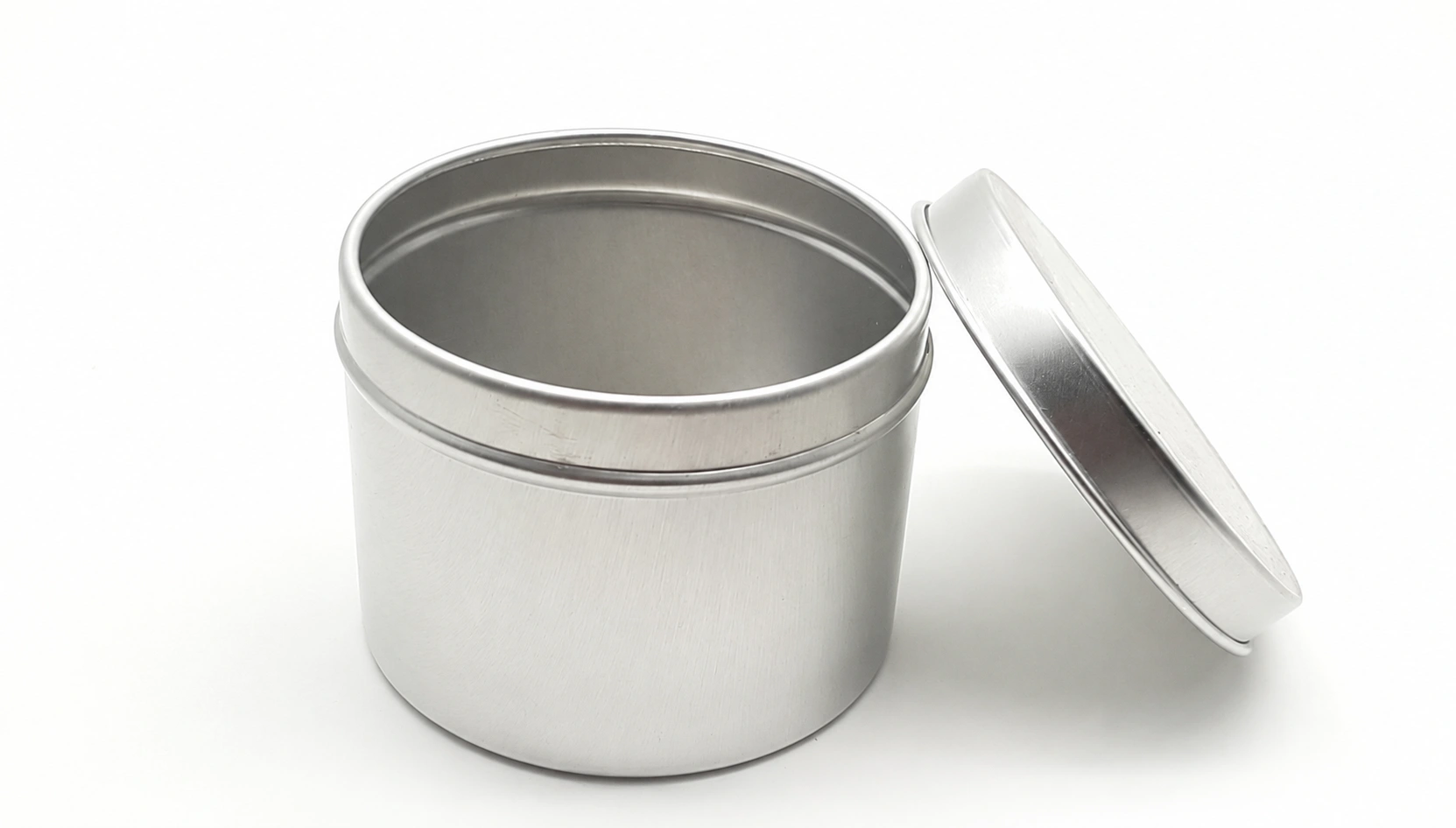 Aluminium Storage Tin 120 ml with Push Fit Lid