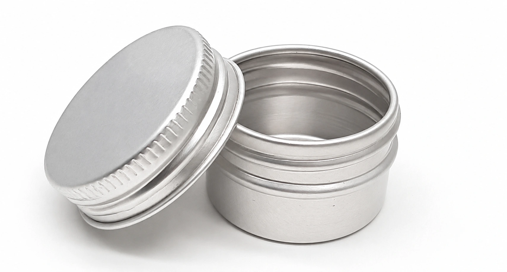 Aluminium Storage Tin 20 ml with Screw Lid