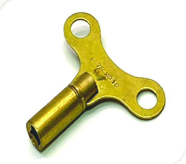 Brass Clock Key Sizes 4.00 to 4.50