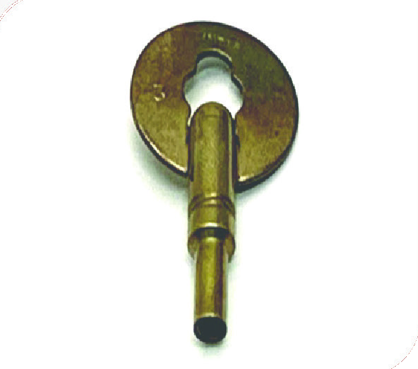 Single Wing Round Novelty Clock Key
