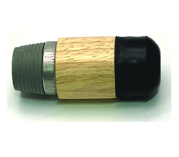 Rubber Case Back Opener with Wooden Handle