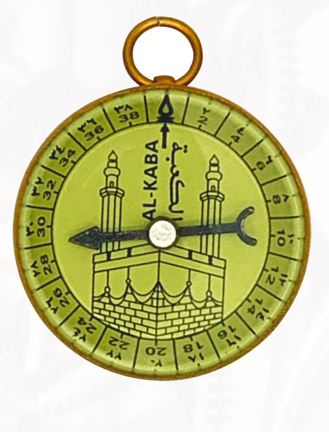 Round Hanging Qibla Compass