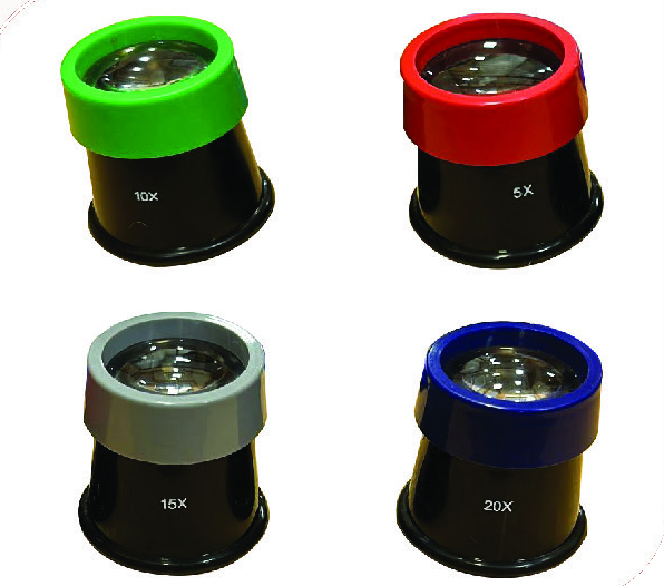 Plastic Sawing Eye Glass Set of 4