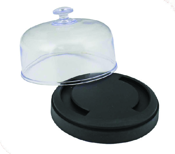 Dust Cover with Rubber Base