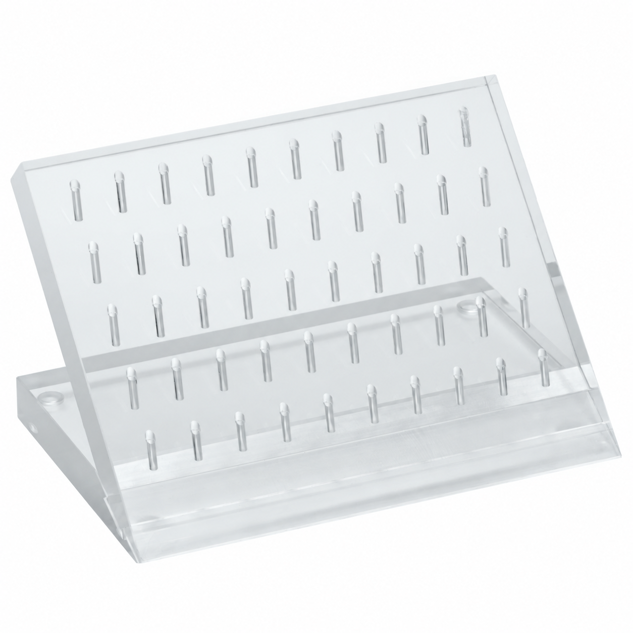 Angled Acrylic Drill Bit Stand