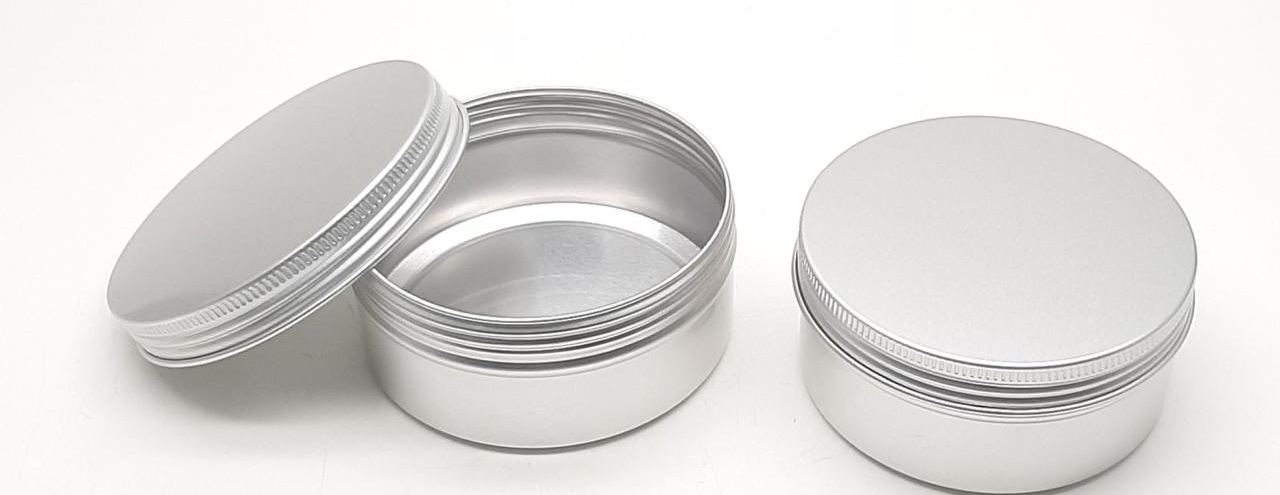 Aluminium Storage Tin 150 ml with Screw Lid