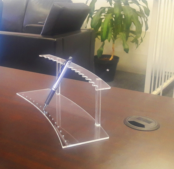 Dual Post Acrylic Pen Display Stand